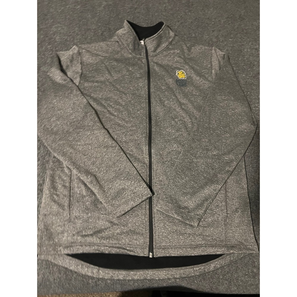 Champion MSSU Lions Mens Large Gray Full Zip Fleece Missouri Southern Jacket
